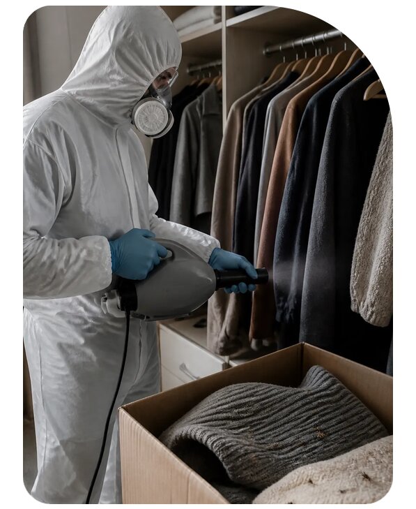 Дезинсекция одежды в Рассказове: цена от 1532 р. | Сенат-Рсз